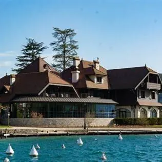 Lakeside manor house on Lake Annecy